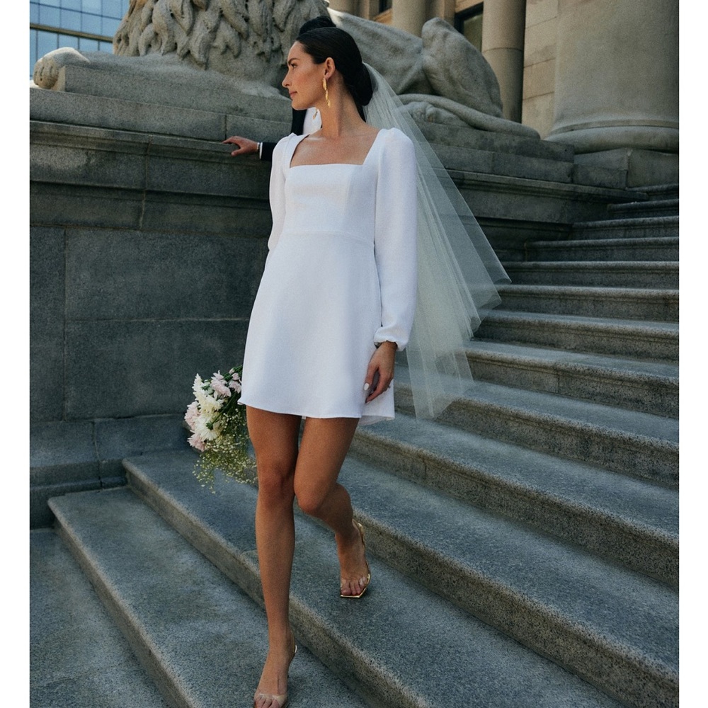 Park & Fifth Harper Bridal Mini Dress Size L